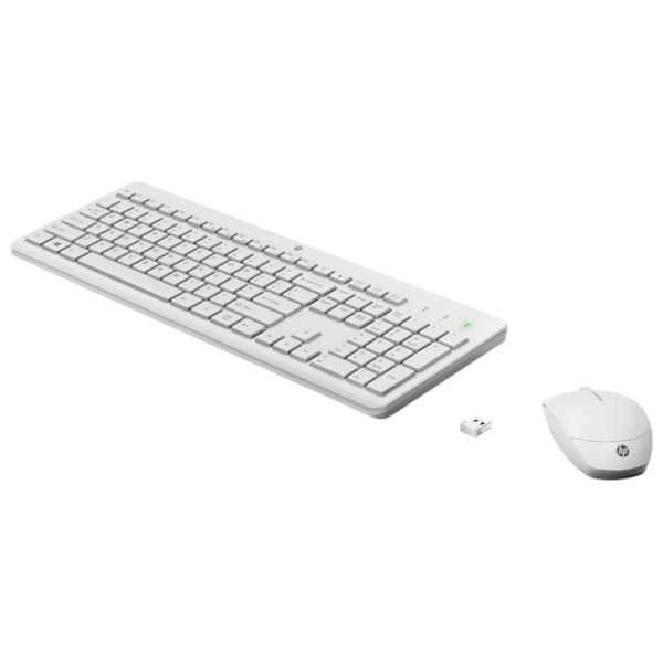 Клавиатура и Мышь HP 230 Белый Для дома и офиса, Беспроводные photo 2