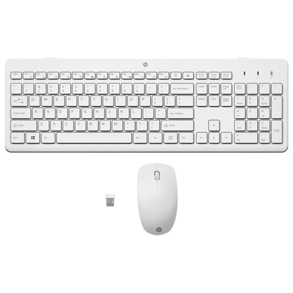 Клавиатура и Мышь HP 230 Белый Для дома и офиса, Беспроводные photo 3
