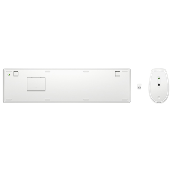 Tastatura & Mouse HP 650 White Home and Office, Fără fir photo 3
