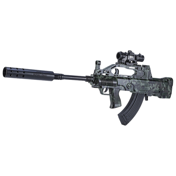 Игрушечный пистолет J-Shot QBZ-95 JF-027G Зеленый патронный, Гелевые шарики, 12+ photo 1