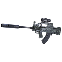 Игрушечный пистолет J-Shot QBZ-95 JF-027G Зеленый патронный, Гелевые шарики, 12+