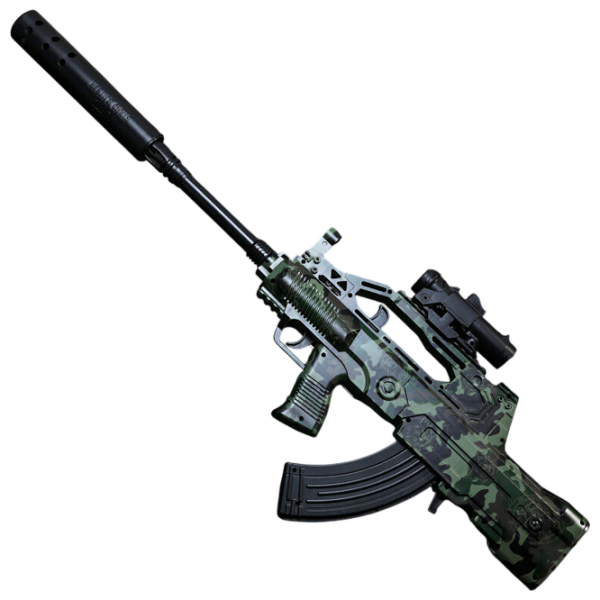 Игрушечный пистолет J-Shot QBZ-95 JF-027G Зеленый патронный, Гелевые шарики, 12+ photo 2