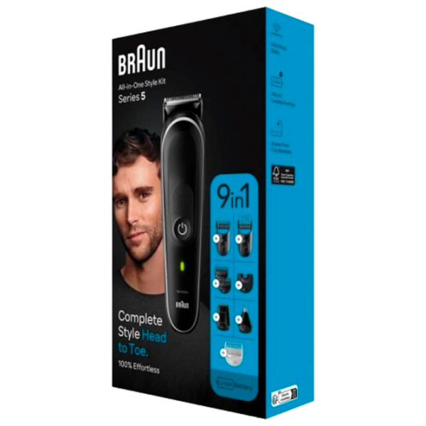 Trimmer facial Braun MGK5420 Black  photo 8