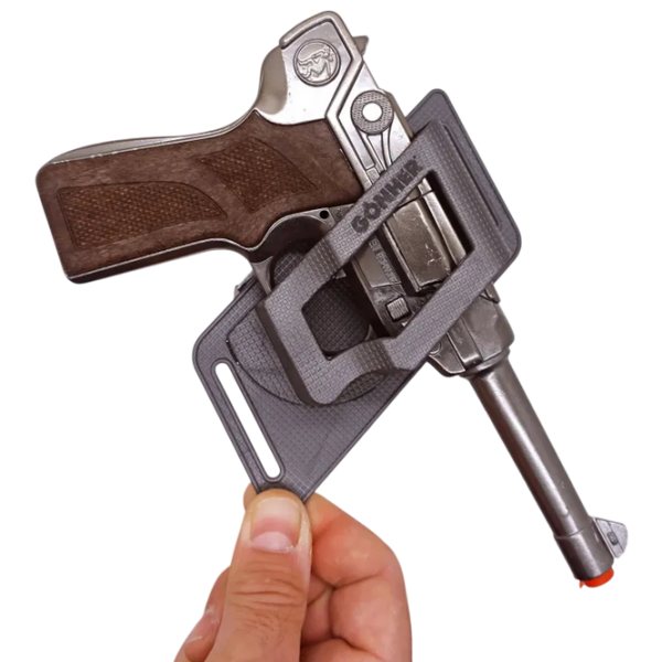 Игрушечный пистолет Gonher Cowboy 3124/0 Серебряный патронный, пуля, 3+ photo 6