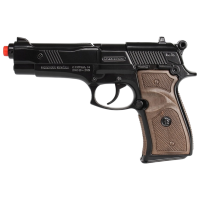 Игрушечный пистолет Gonher Police 39/6 Черный патронный, пуля, 3+