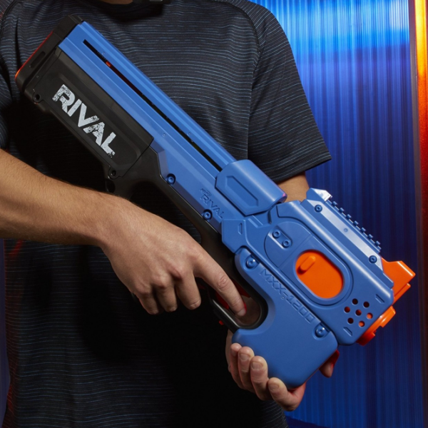Blaster Nerf Rival Charger MXX-1200 E8449 Blue cu patroane, bile , 14+ photo 6