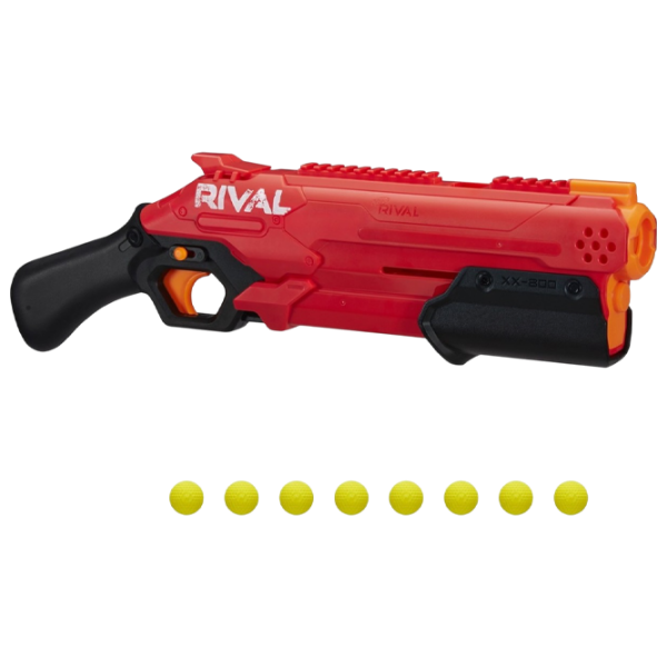 Blaster Nerf Rival Takedown XX-800 E8446 Red cu patroane, bile , 14+ photo 1