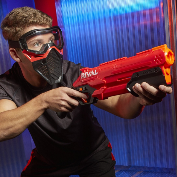 Blaster Nerf Rival Takedown XX-800 E8446 Red cu patroane, bile , 14+ photo 5