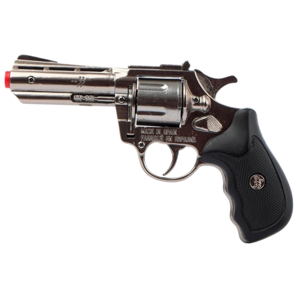 Игрушечный пистолет Gonher Police 433/0 Серебряный патронный, пуля, 3+ photo 2