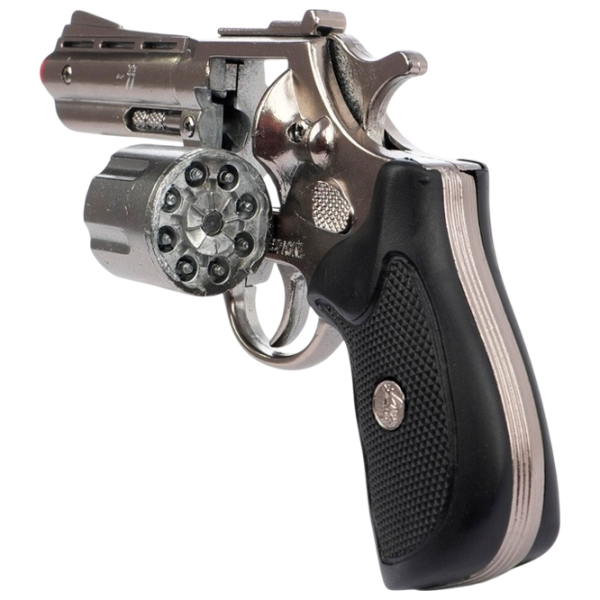 Игрушечный пистолет Gonher Police 433/0 Серебряный патронный, пуля, 3+ photo 3