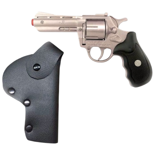 Игрушечный пистолет Gonher Police 433/0 Серебряный патронный, пуля, 3+ photo 4