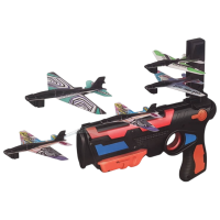 Игрушечный пистолет ChiToys 016C Черный патронный, Самолеты, 3+