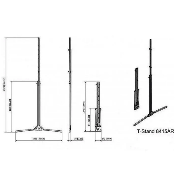 Suport TV Sopar 8415AR Black  photo 3