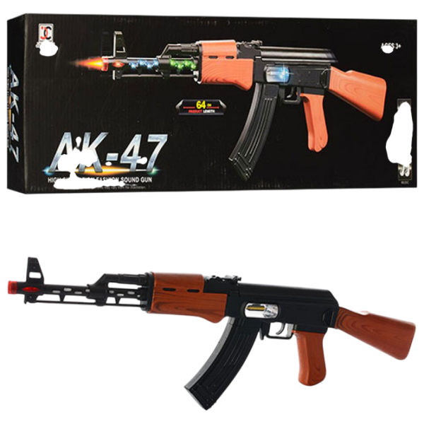 Игрушечный пистолет Optmarket AK-47 МЕ10.171 Коричневый Лазер, Лазер, 5+ photo 5