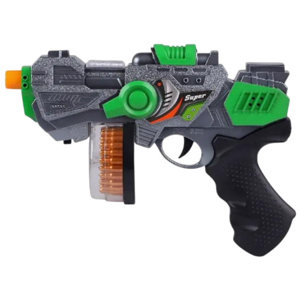 Игрушечный пистолет Optmarket Space Gun RF226C Разноцветный патронный, пуля, 3+ photo 4