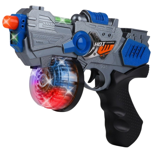 Игрушечный пистолет Optmarket Space Gun RF226C Разноцветный патронный, пуля, 3+ photo 5