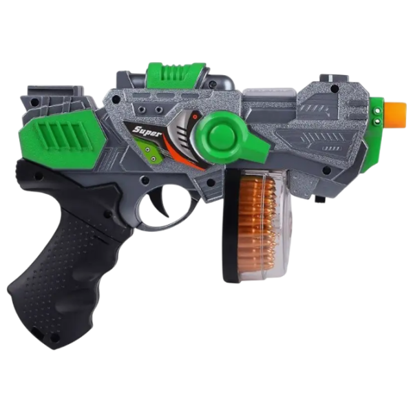 Игрушечный пистолет Optmarket Space Gun RF226C Разноцветный патронный, пуля, 3+ photo 7