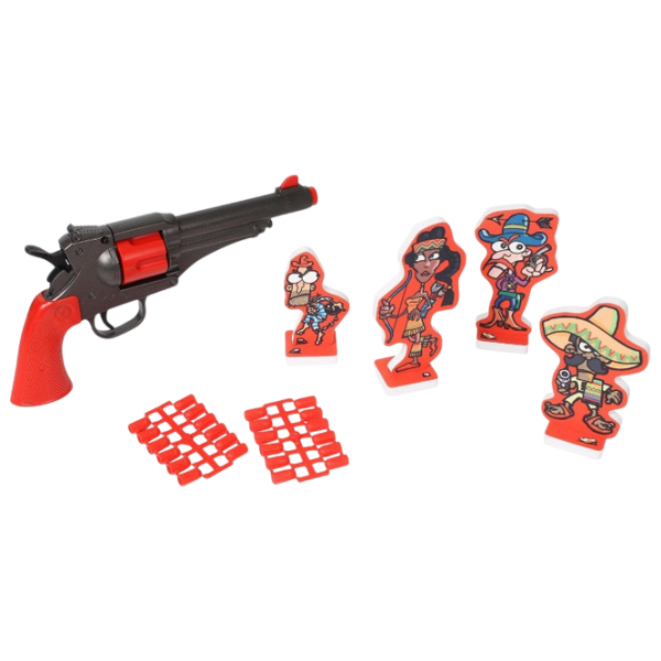 Игрушечный пистолет Gonher Cowboy Asventure 8610/0 Красный патронный, пуля, 5+ photo 1