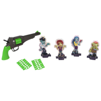 Игрушечный пистолет Gonher Zombie Attack 8612/0 Зеленый патронный, пуля, 5+