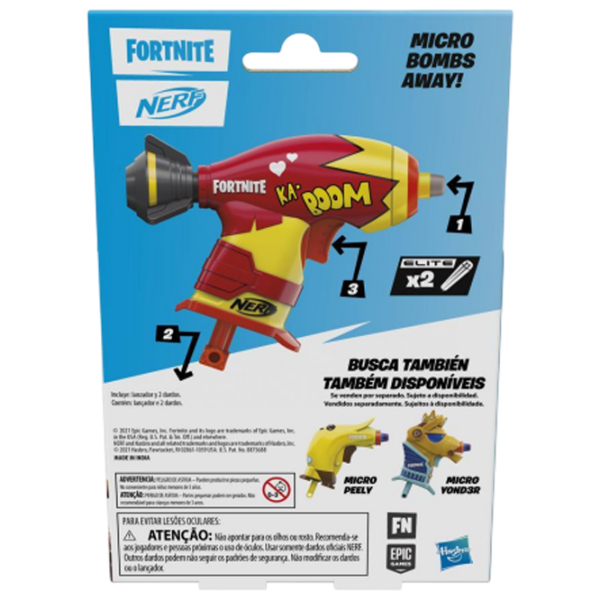 Бластер Hasbro Nerf Fortnite F0458 Красный патронный, Стрел, 8+ photo 3