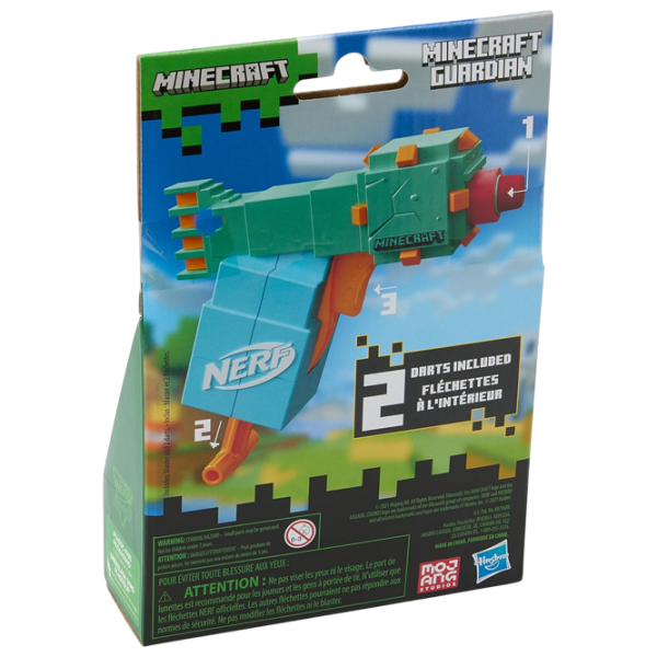 Бластер Hasbro Nerf Minecraft F4422 Зеленый патронный, Стрел, 3+ photo 4