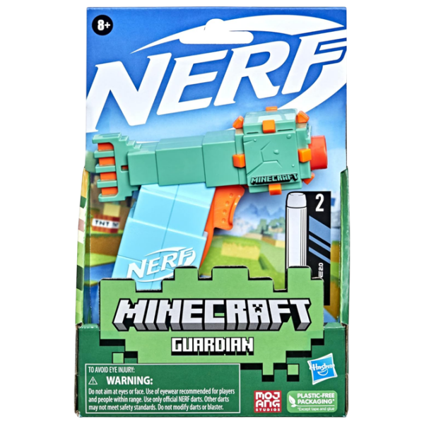 Бластер Hasbro Nerf Minecraft F4422 Зеленый патронный, Стрел, 3+ photo 6