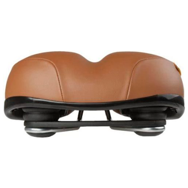 Șa de bicicletă Velo Plush Tour ELA X Brown Black Brown Black photo 2