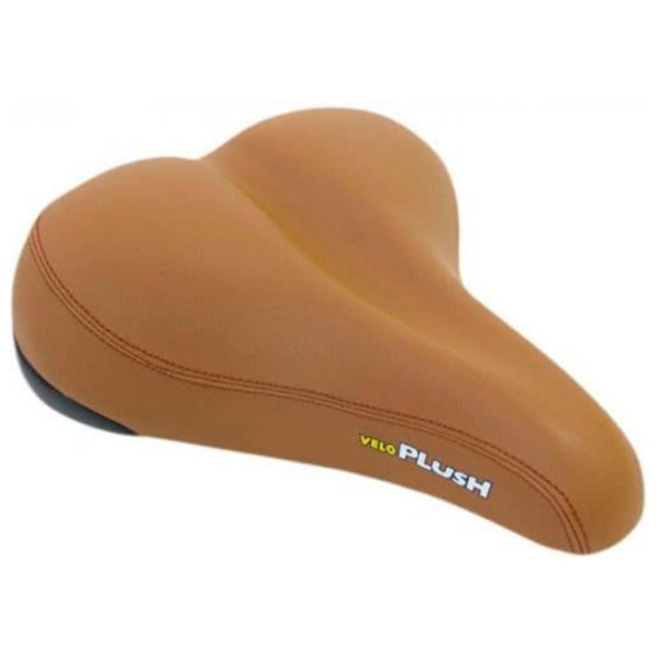 Șa de bicicletă Velo Plush Tour ELA X Brown Black Brown Black photo 3