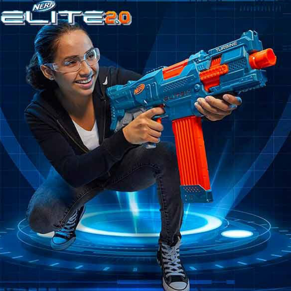 Бластер Hasbro Nerf Elite 2.0 Turbine CS 18 E9481 Синий патронный, Стрел, 8+ photo 5