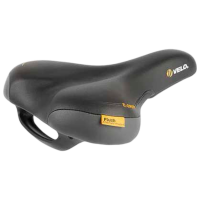 Șa de bicicletă Velo Plush Tour E-Grip M Black Orange Black Orange