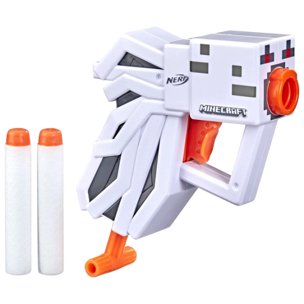 Бластер Hasbro Nerf Minecraft F4421 Белый патронный, Стрел, 8+ photo 5