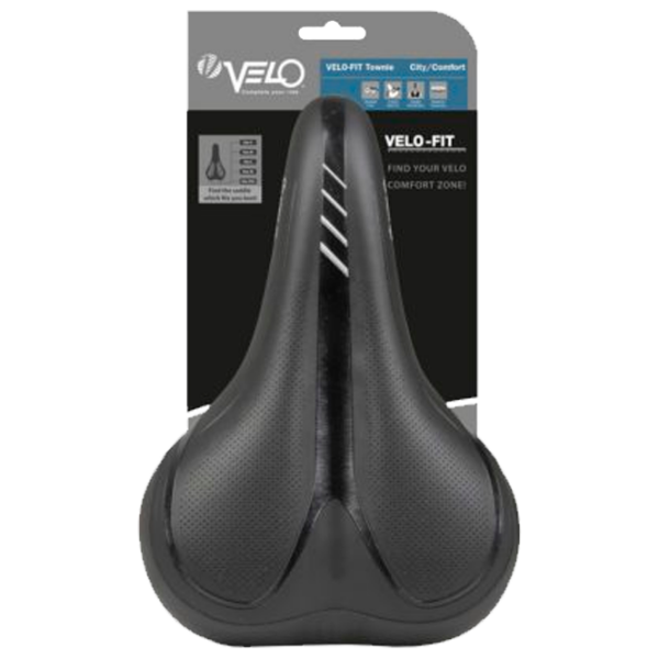 Șa de bicicletă Velo Velo-Fit Townie city/comfort L Black  Black  photo 2