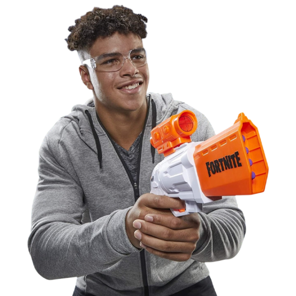 Бластер Hasbro Nerf Fortnite SR E9391 Белый патронный, Стрел, 8+ photo 3