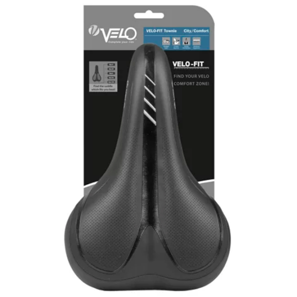 Șa de bicicletă Velo Fit Townie city/comfort M Black  Black  photo 3