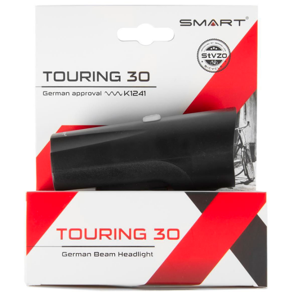 Lanterna bicicletei SMART Touring 30 Black White Black White photo 2