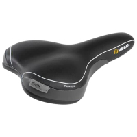 Șa de bicicletă Velo Plush Tour UNI Black Gray Black Gray