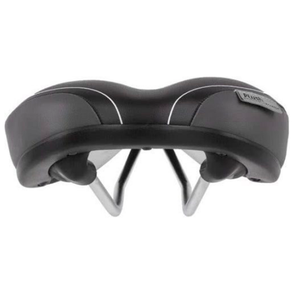Șa de bicicletă Velo Plush Tour UNI Black Gray Black Gray photo 3