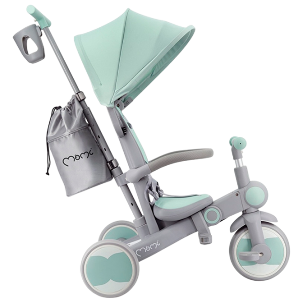 Triciclu MoMi Solivia 4in1 Green  Metal / Pentru copii photo 2