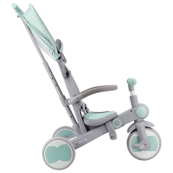 Triciclu MoMi Solivia 4in1 Green  Metal / Pentru copii photo 8