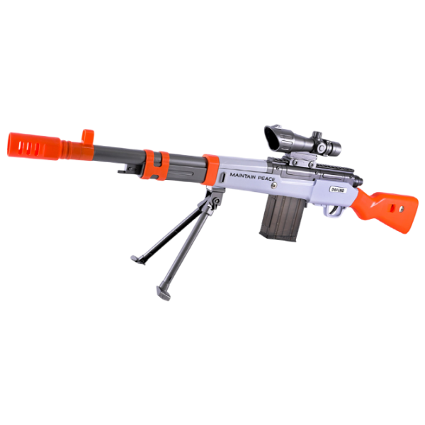 Игрушечный пистолет Wenyi WY2103A 21030 Оранжевый патронный, Стрел, 8+ photo 1