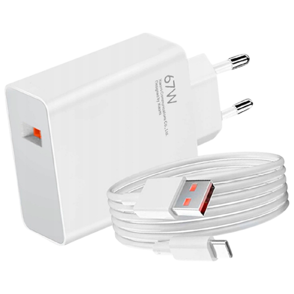 Încărcător de rețea Xiaomi Mi (67 W) White 3 A / White photo 2