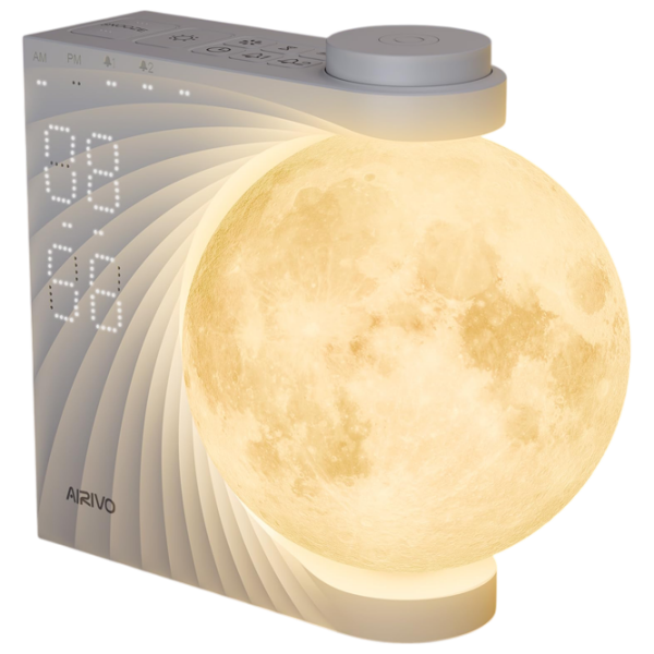 Ночник Inssisain AJ-320 Moon Белый От сети photo 1