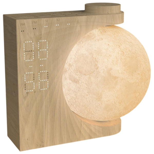 Ночник Inssisain AJ-320 Moon Белый От сети photo 3