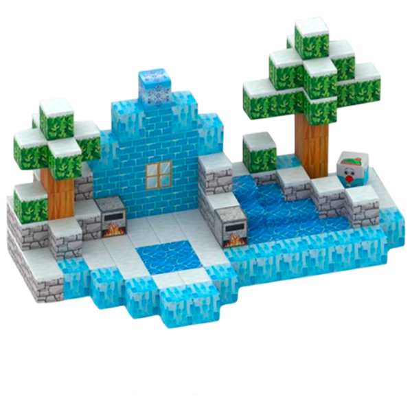 Constructor My World Magnetic Cube Building Sets Blue Numărul de piese 144, 3+ photo 1