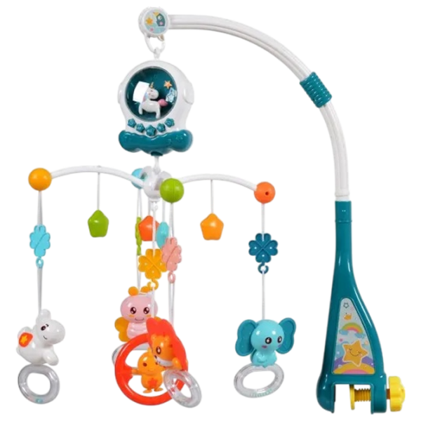 Игрушка для колясок и кроваток Huanger Animals Music Mobile HE0311 Синий 1.5+ photo 1