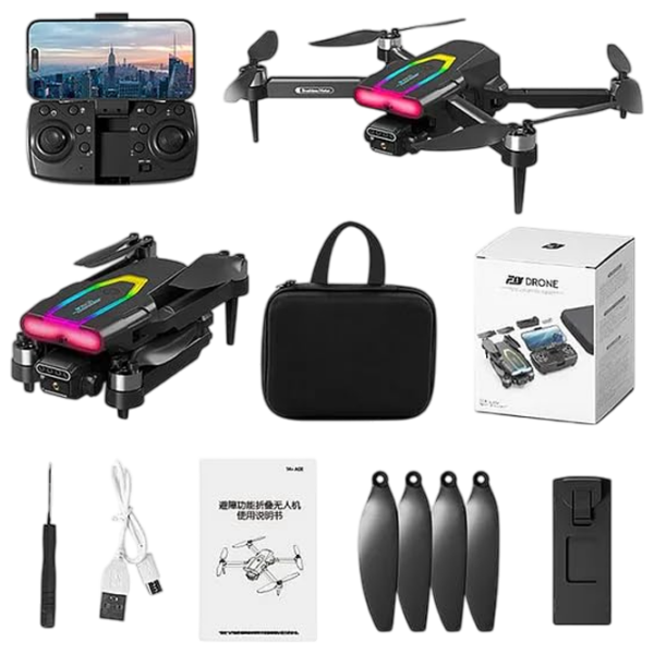 Дрон Fly F199 Gimbal Camera Черный Квадрокоптер / 45 км/ч photo 7