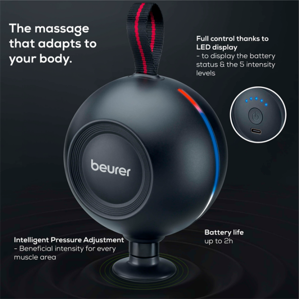 Aparat de masaj Beurer Deep Tissue MG101 Black  photo 3