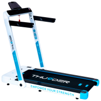 Bandă de alergat Thunder Race White 130 kg, 18 km/h