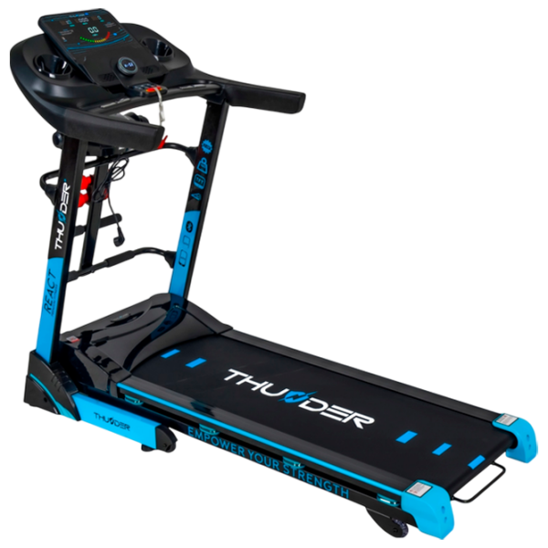 Bandă de alergat Thunder React-DS Black 160 kg, 18 km/h photo 1