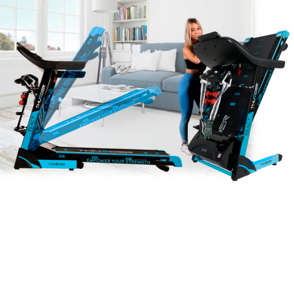 Bandă de alergat Thunder React-DS Black 160 kg, 18 km/h photo 4